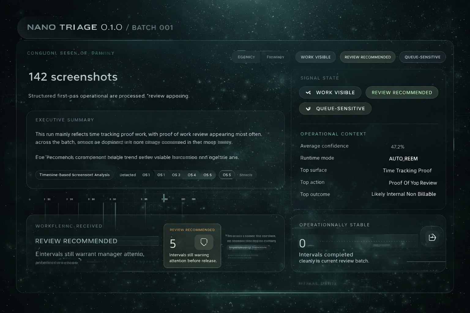 Nano Triage product preview
